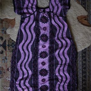 Vintage printed mumu